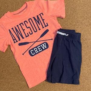 Boys 5T short set carters